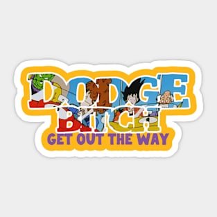 DBZ Dodge Bitch Post Boy Sticker